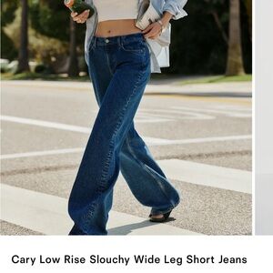 Reformation low rise Cary jeans in clearly